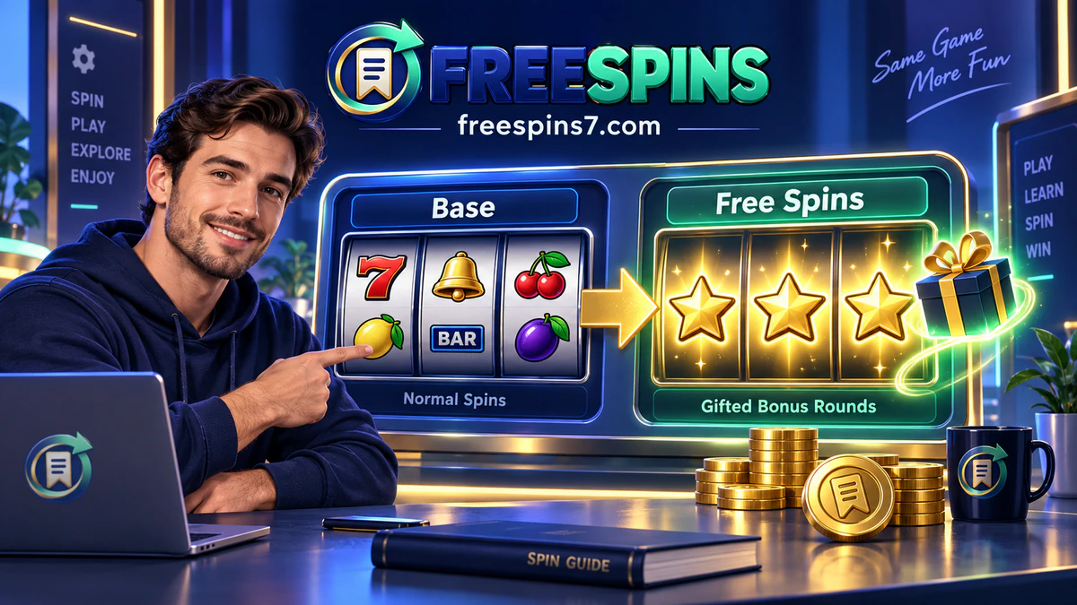 Comparison between free spins existing in an account and being usable in an eligible casino game